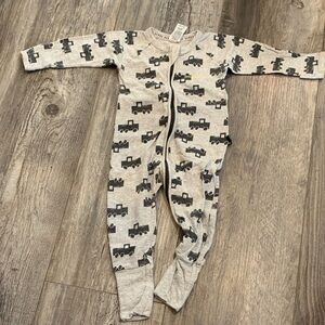 Bonds Gray Construction Print Kids One Piece